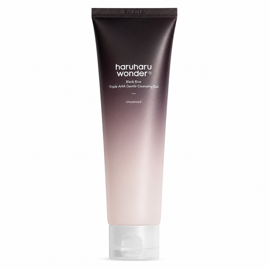 HaruHaru Wonder Black Rice Triple AHA Gentle Cleansing Gel 100 ml